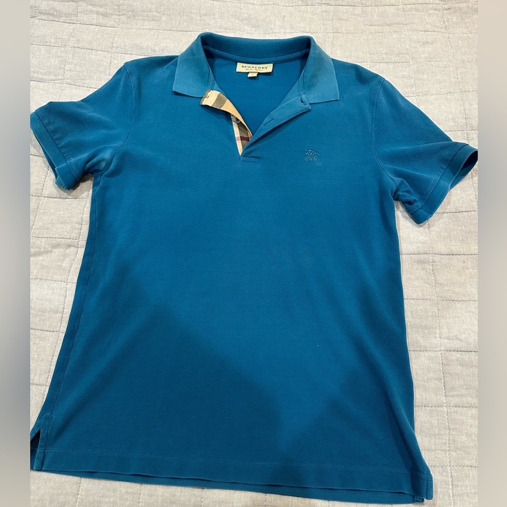 Burberry Cotton Polo Shirt Size: M